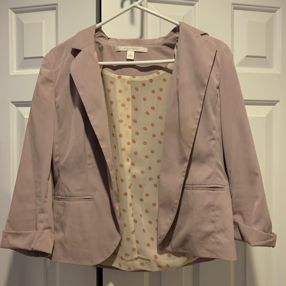 Soft pink blazer